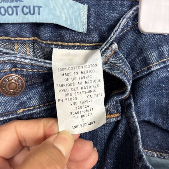 GAP Orignal Bootcut Jeans Womens Size 8 Short Blue - Picture 4 of 11